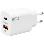 REDLINE Punjač kućni, 1 x USB-A, 1 x USB-C, brzi, 35W, GaN - GL-35W-AC