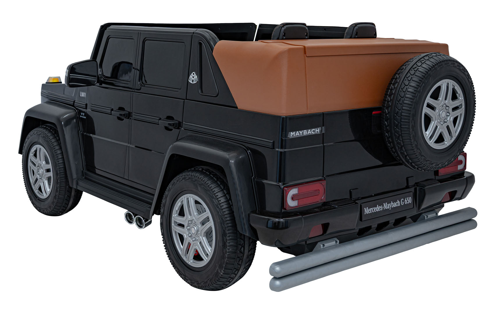 Licencirani auto na akumulator Mercedes Benz MAYBACH G650 4x4 - dvosjed -crni