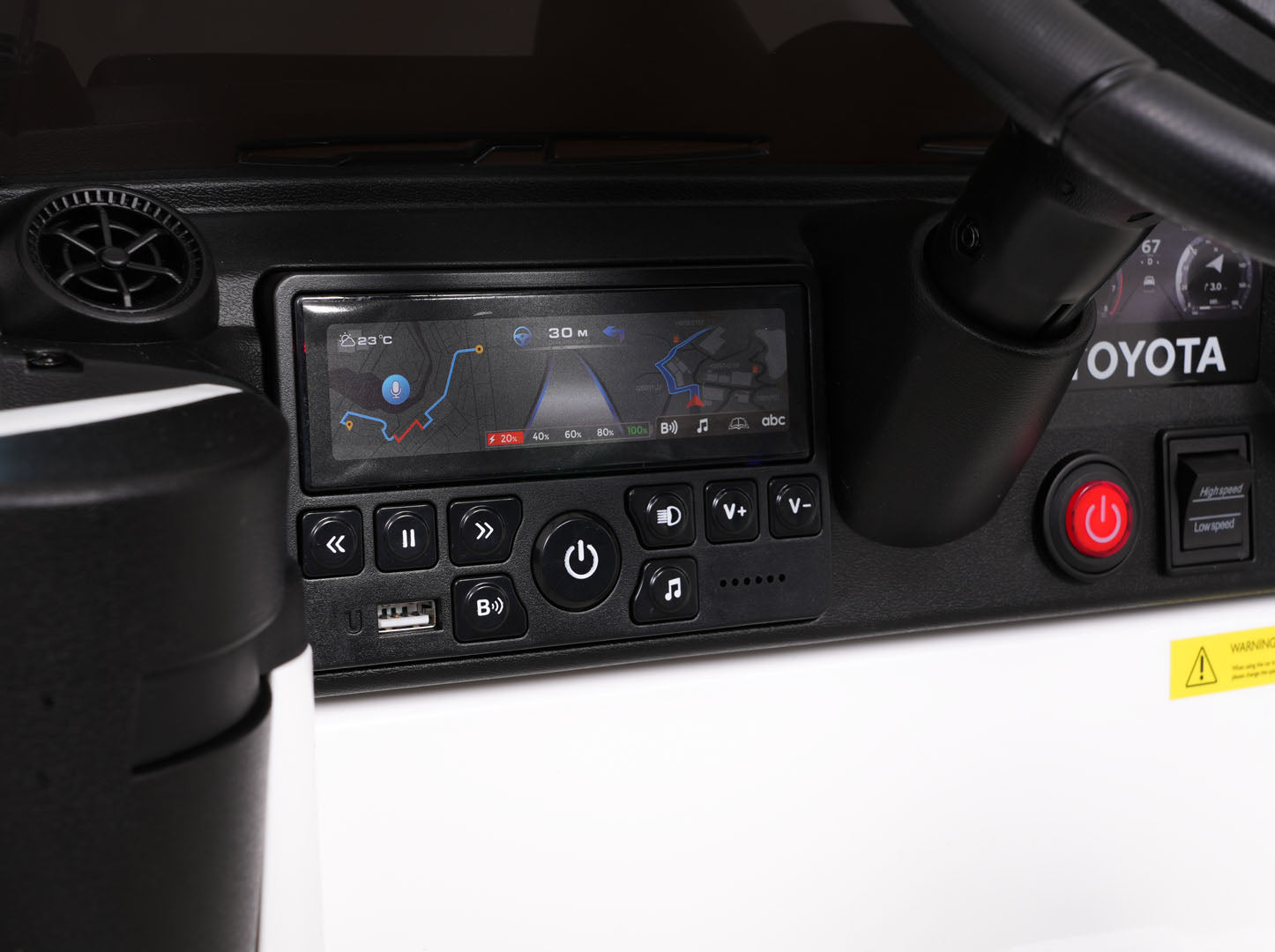 Licencirani auto na akumulator Toyota Land Cruiser PRADO 4x4 - bijeli