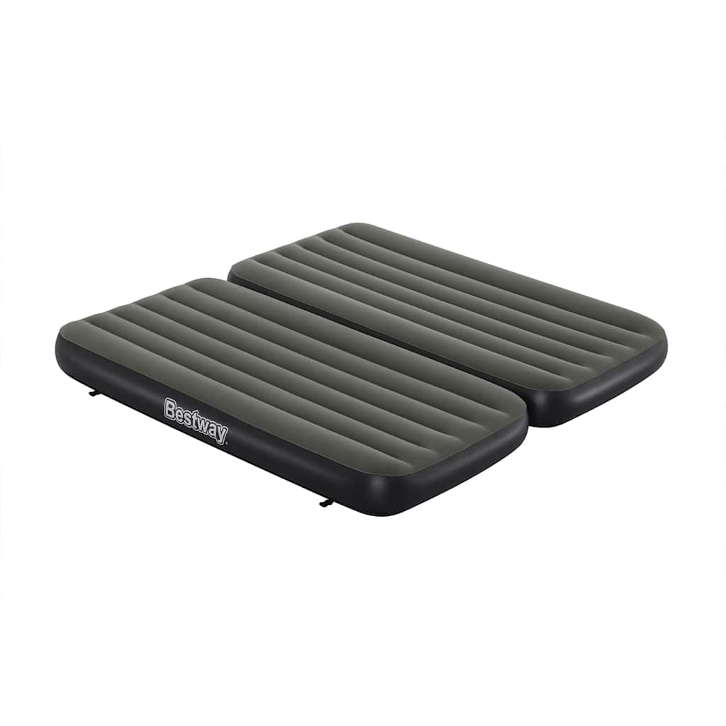 Bestway 3-u-1 Napuhac Zračni Madrac Crno-Sivi 188x99x25 cm