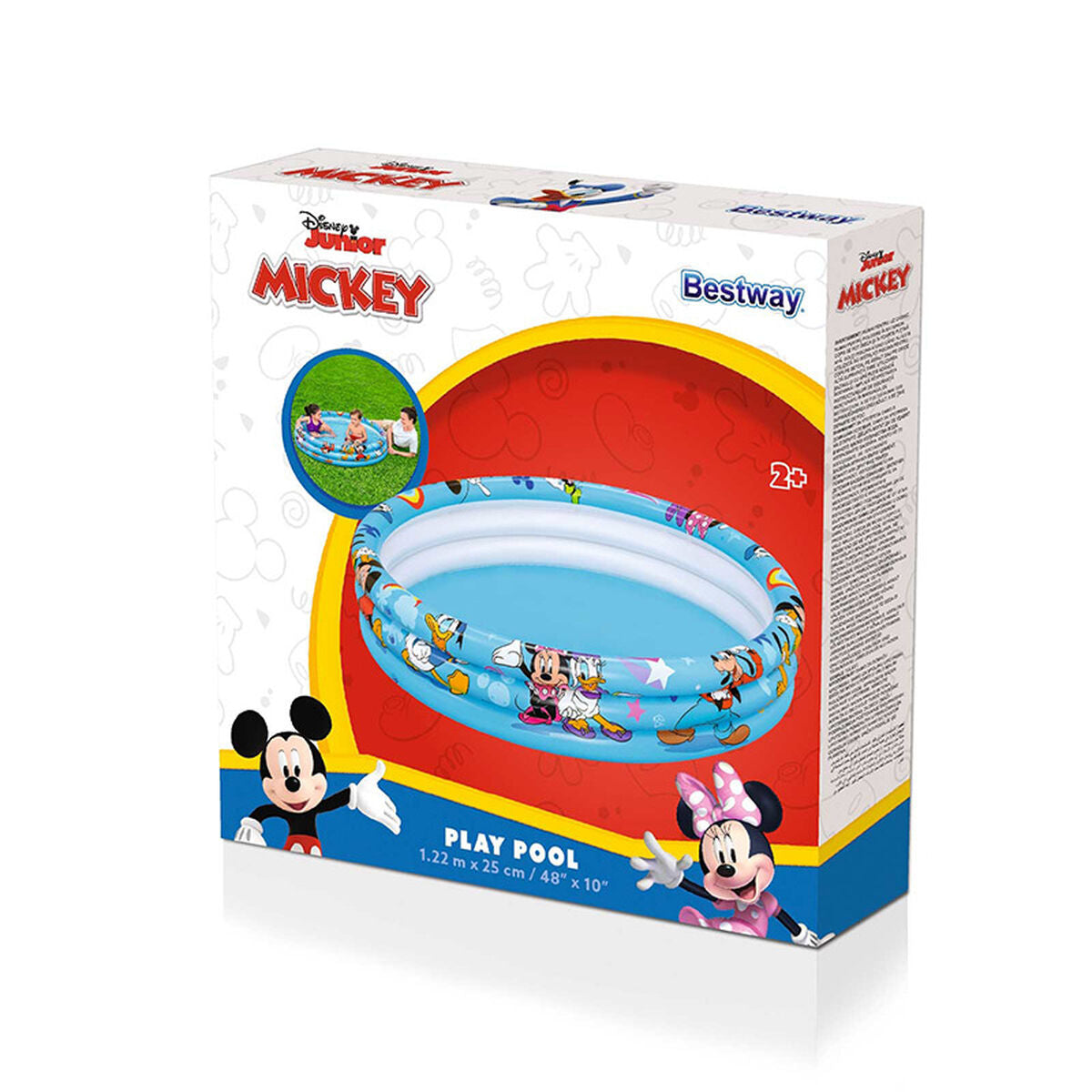 Dječiji bazen na napuhavanje Bestway Mickey & Friends 122 x 25 cm (1 kom.)