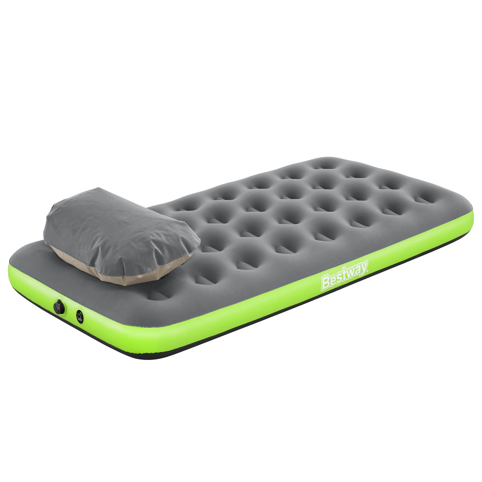 Bestway Zračni madrac 1-osobni 188 x 99 x 22 cm Siva i Zelena