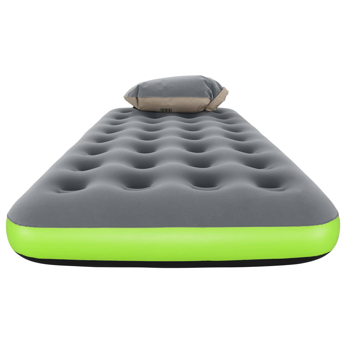 Bestway Zračni madrac 1-osobni 188 x 99 x 22 cm Siva i Zelena