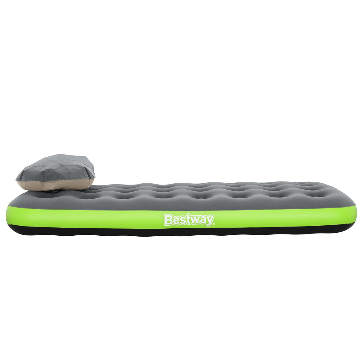 Bestway Zračni madrac 1-osobni 188 x 99 x 22 cm Siva i Zelena