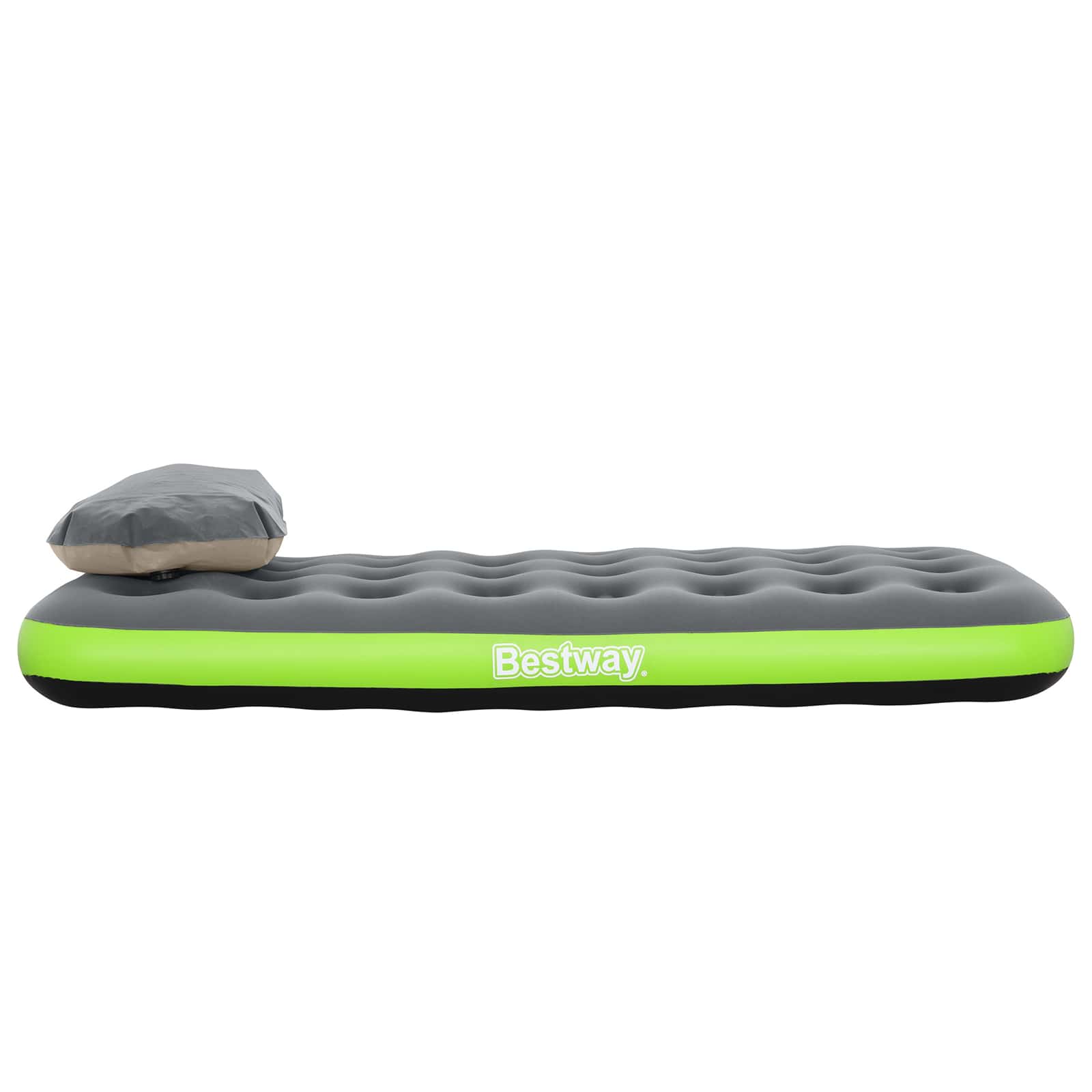 Bestway Zračni madrac 1-osobni 188 x 99 x 22 cm Siva i Zelena