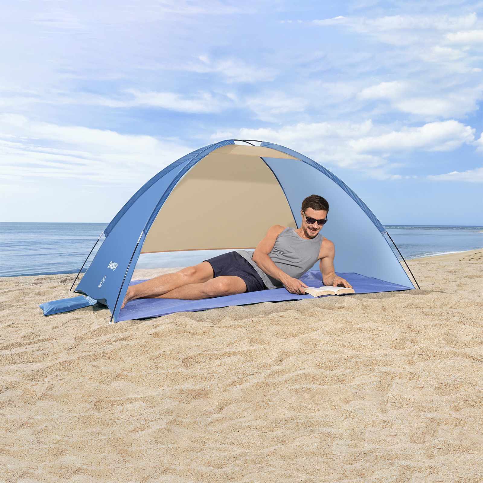 Bestway Plažni Šator Ljubičasta 2 x 1,2 x 0,95 m
