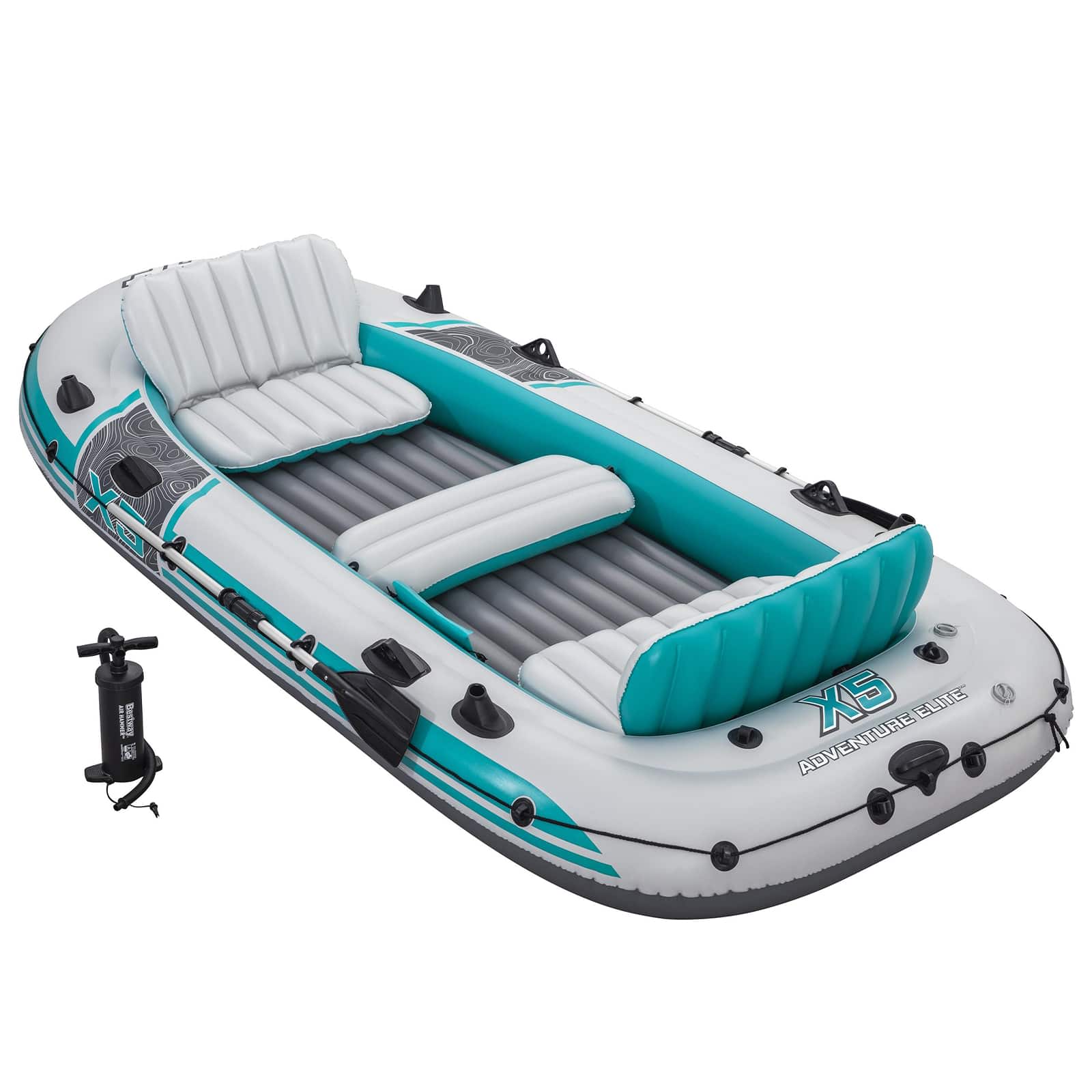 Bestway Gumenjak Siva i bijela 3,64 x 1,66 m PVC