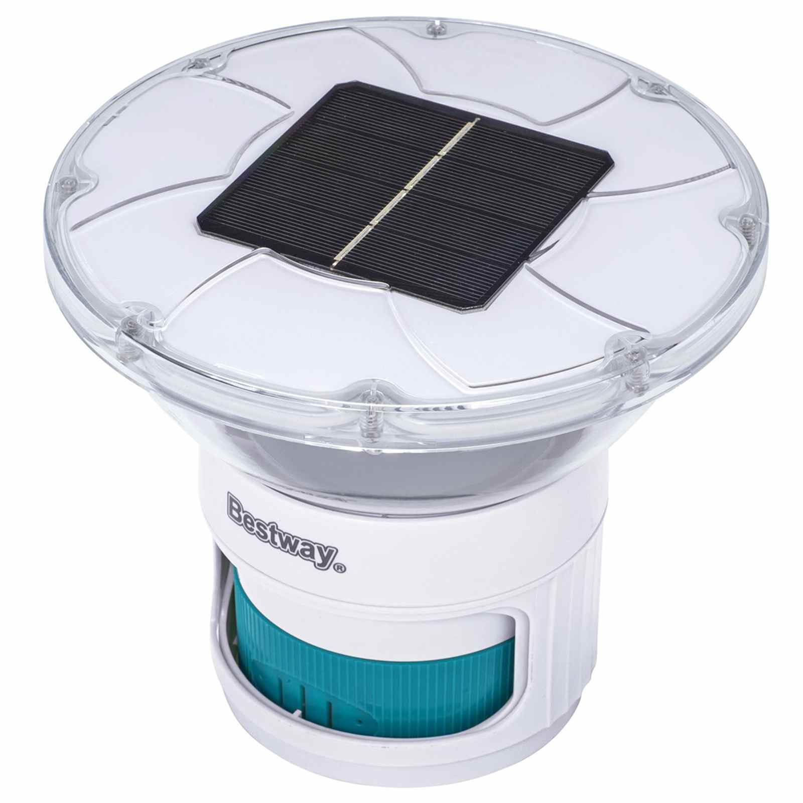 Bestway Plutajući solarni svjetlo Bijela Ø 7,6 cm PC i ABS