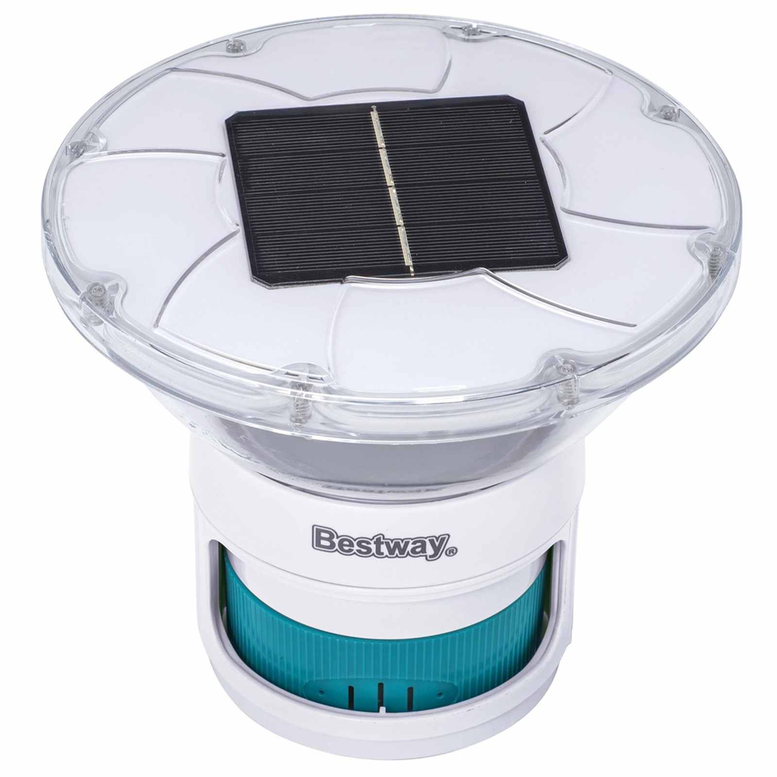 Bestway Plutajući solarni svjetlo Bijela Ø 7,6 cm PC i ABS