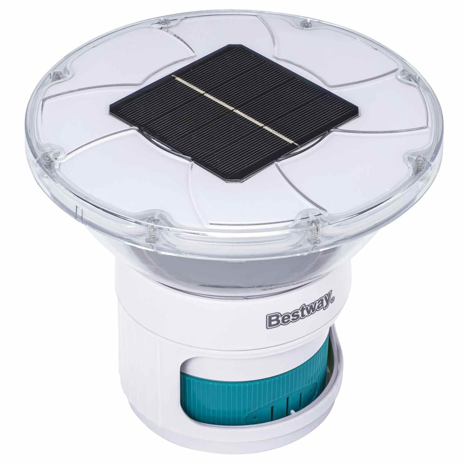 Bestway Plutajući solarni svjetlo Bijela Ø 7,6 cm PC i ABS
