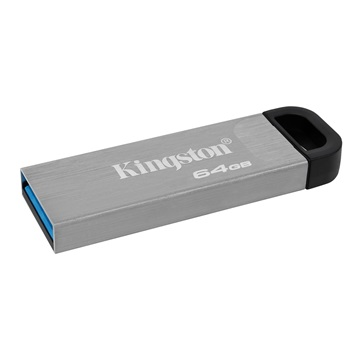 Kingston Technology DataTraveler Kyson USB izbrisivi memorijski pogon 64 GB USB Tip-A 3.2 Gen 1 (3.1 Gen 1) Srebro