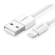 Ugreen cable USB 2.0 A lightning 2m, 5V/2.4A iPhone 7 / 7plus / 6S/ 6 / 6 Plus, iPhone 5s/5c/5, iPad Mini/Mini 2, iPad 1 m Bijelo