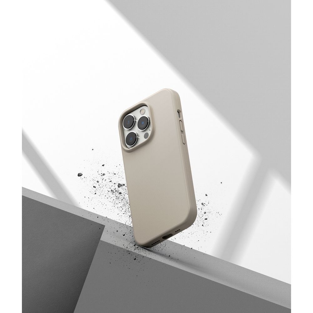 RINGKE SILICONE MASKA ZA IPHONE 14 PRO STONE