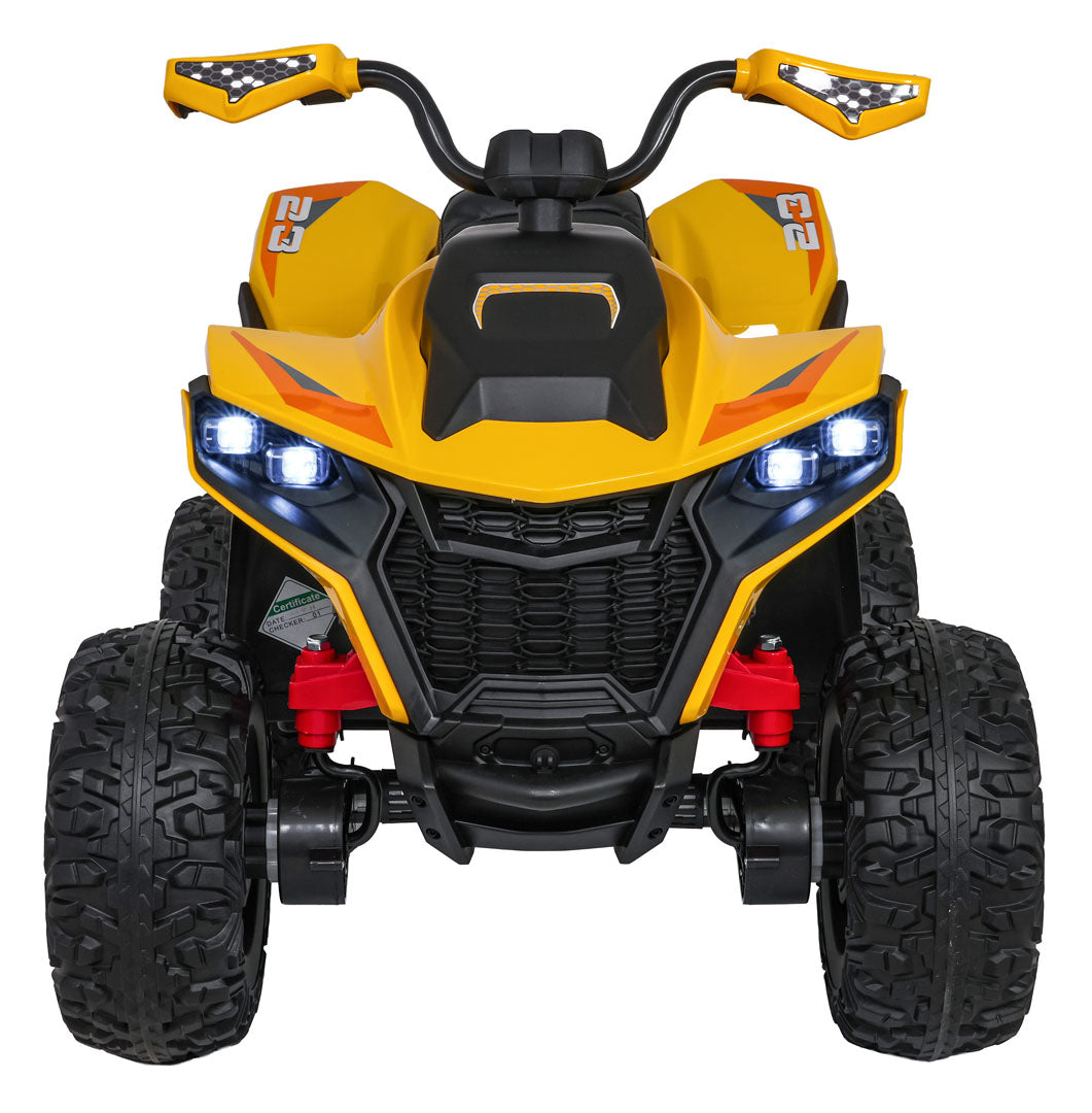 Quad na akumulator Fast Wheel 4x4 - žuti