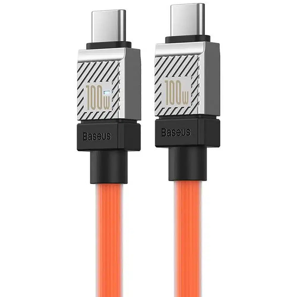 BASEUS kabel tipa C na tip C CoolPlay Power Delivery 100W 2m narančasti