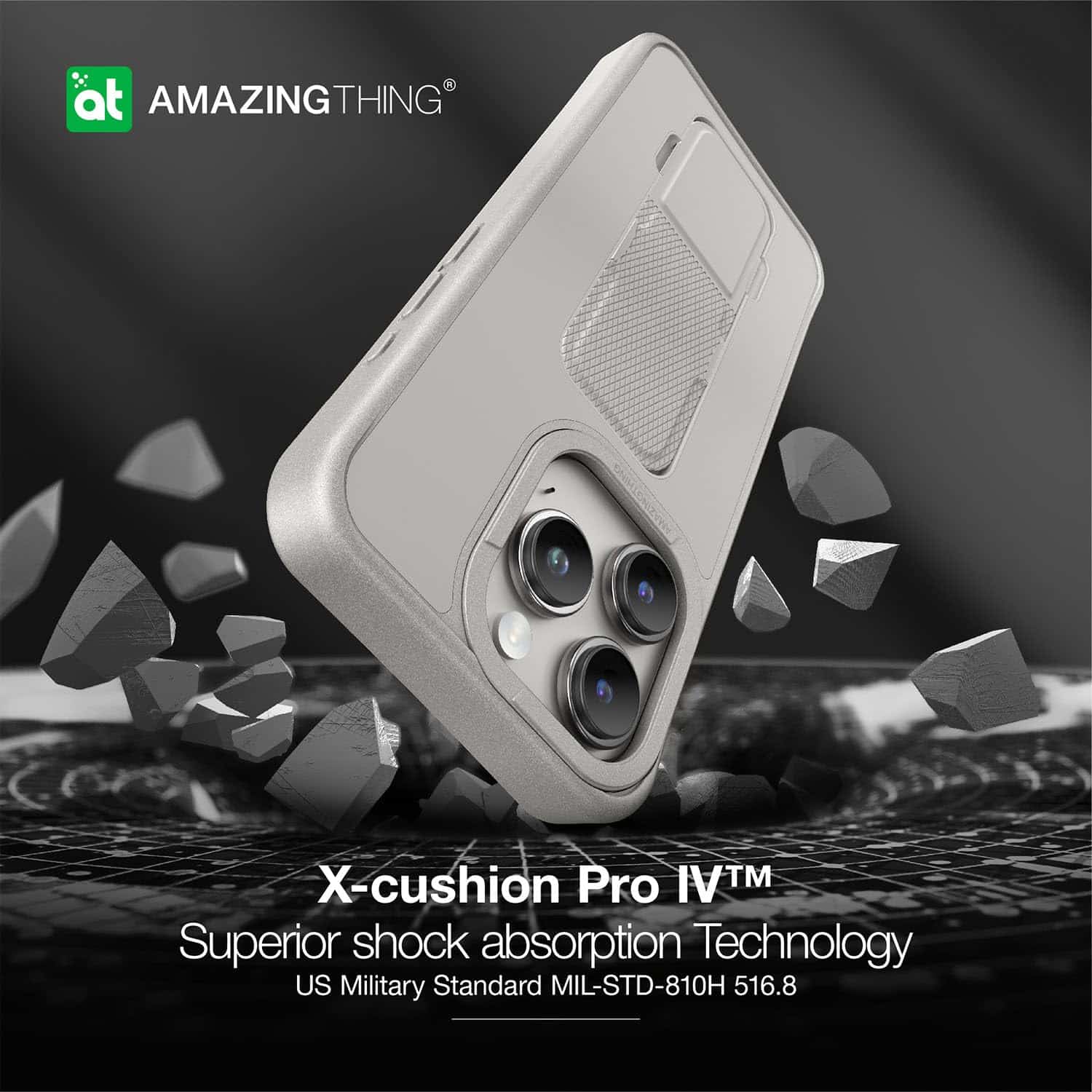 AMAZING THING MATTE PRO MAGSAFE MASKA ZA IPHONE 15 PRO MAX TITANIUM