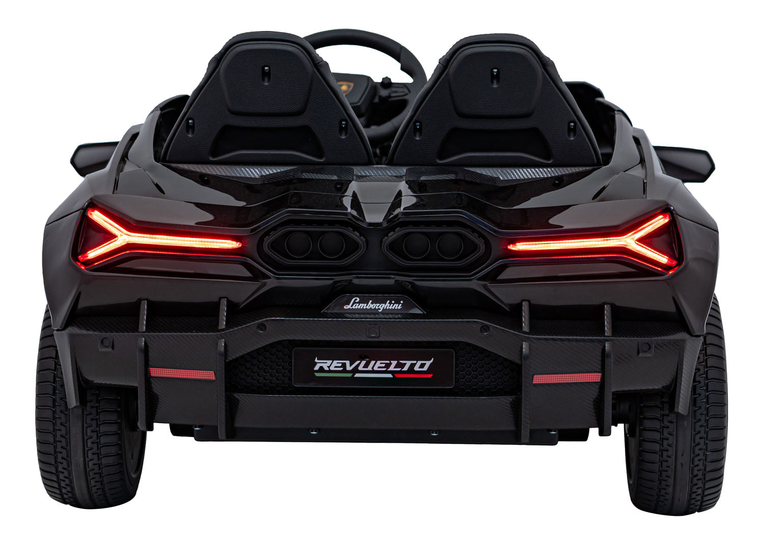 Licencirani auto na akumulator Lamborghini Revuelto XL 4x4 - dvosjed - crni