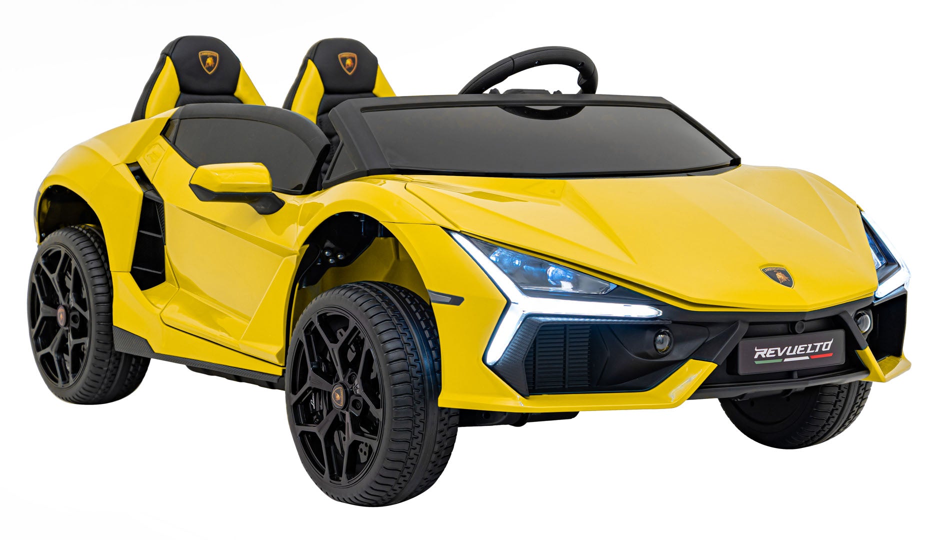 Licencirani auto na akumulator Lamborghini Revuelto XL 4x4 - dvosjed - žuti
