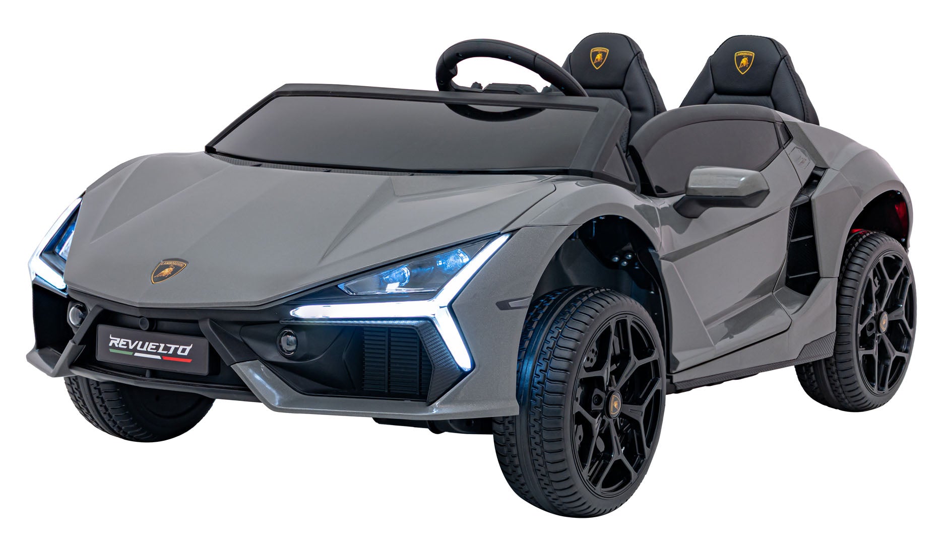 Licencirani auto na akumulator Lamborghini Revuelto XL 4x4 - dvosjed - sivi