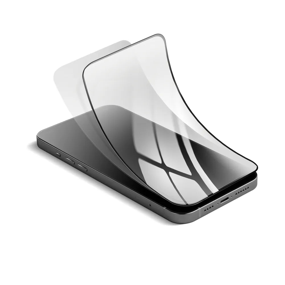 Forcell Flexible 5D - hibridno staklo za Samsung Galaxy S23 Ultra crno (Hot Bending) - radi čitač