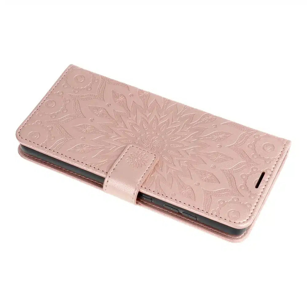 MEZZO Book case preklopna torbica za XIAOMI Redmi 12 4G / 12 5G mandala gold pink