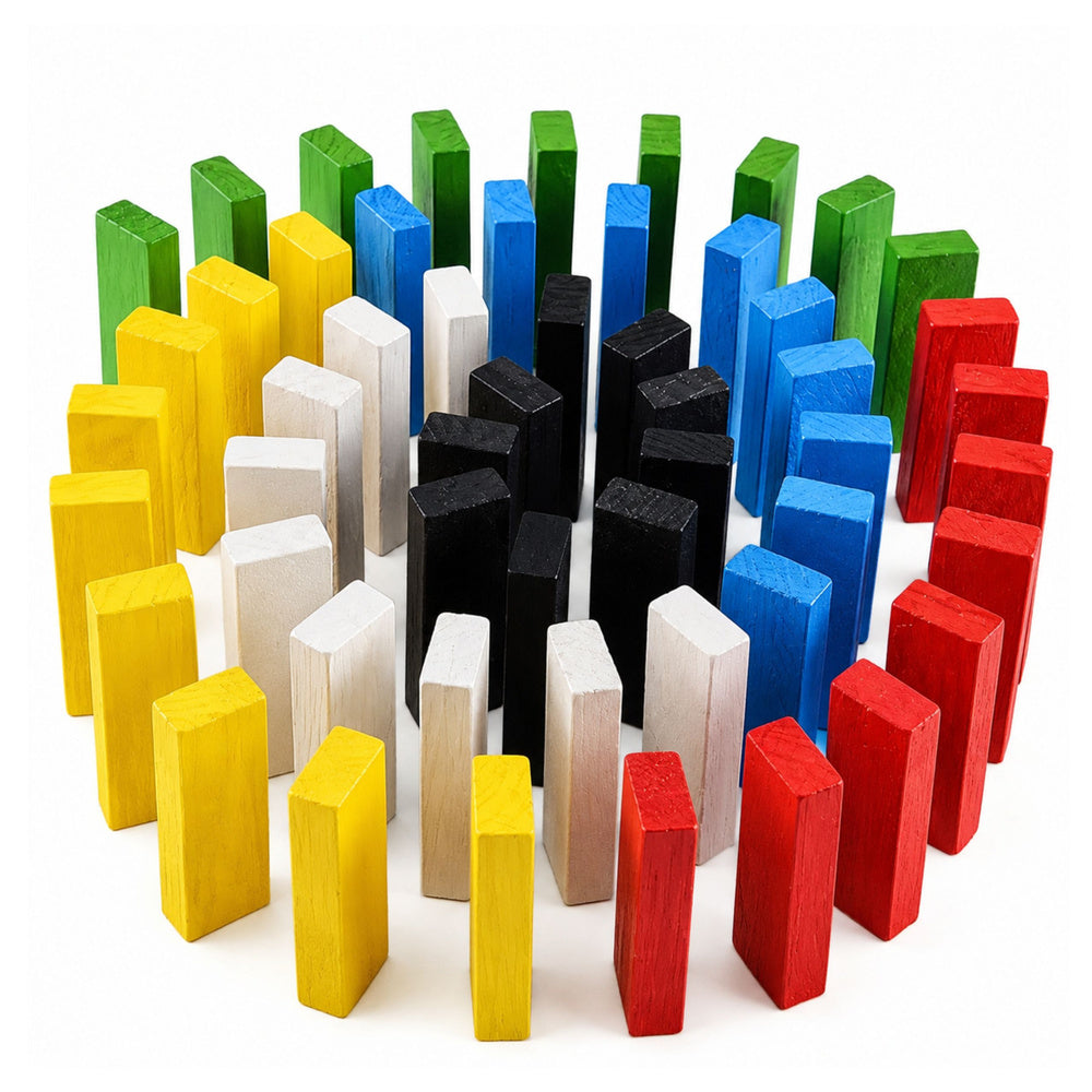 Arkadna igra Jenga s brojevima + kockicama - 54 elemenata