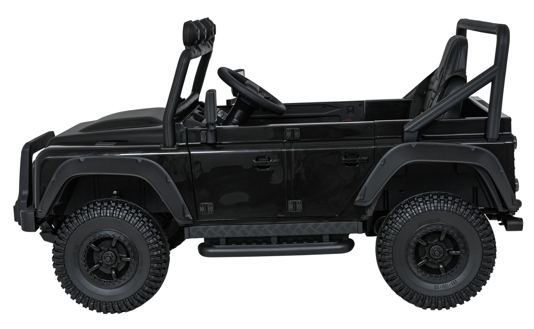 Licencirani auto na akumulator Land Rover Defender 110 SVX Concept - crni