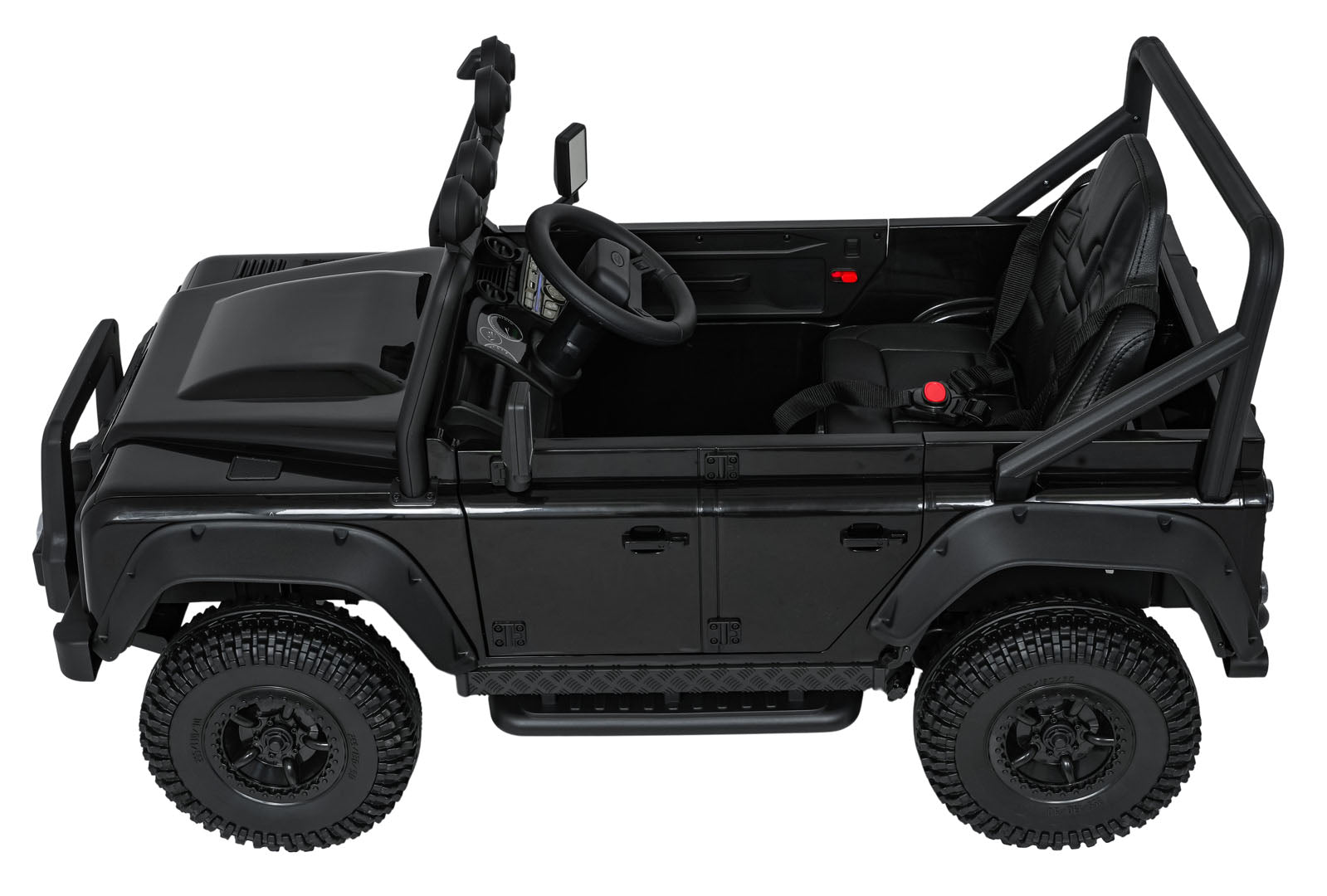 Licencirani auto na akumulator Land Rover Defender 110 SVX Concept - crni