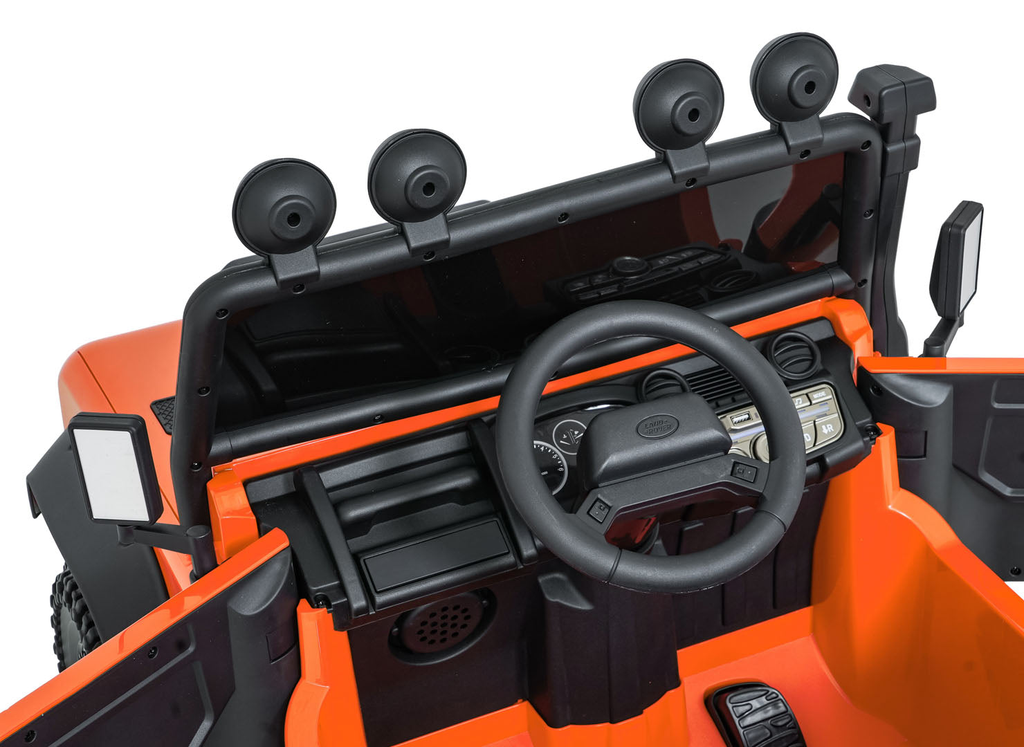 Licencirani auto na akumulator Land Rover Defender 110 SVX Concept - narančasti