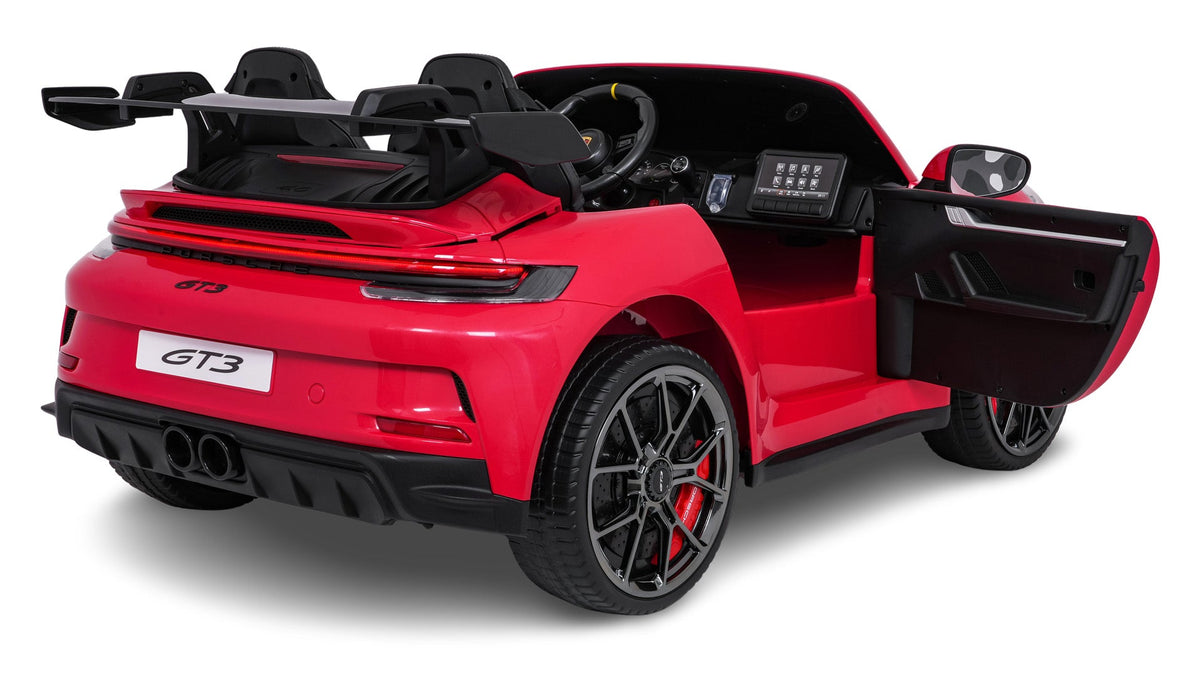 Licencirani auto na akumulator Porsche 911 GT3 4x4 STRONG - dvosjed - Crveni