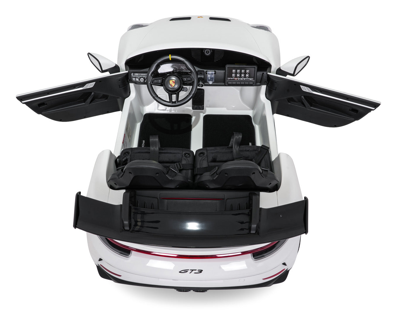 Licencirani auto na akumulator Porsche 911 GT3 4x4 STRONG - dvosjed - bijeli