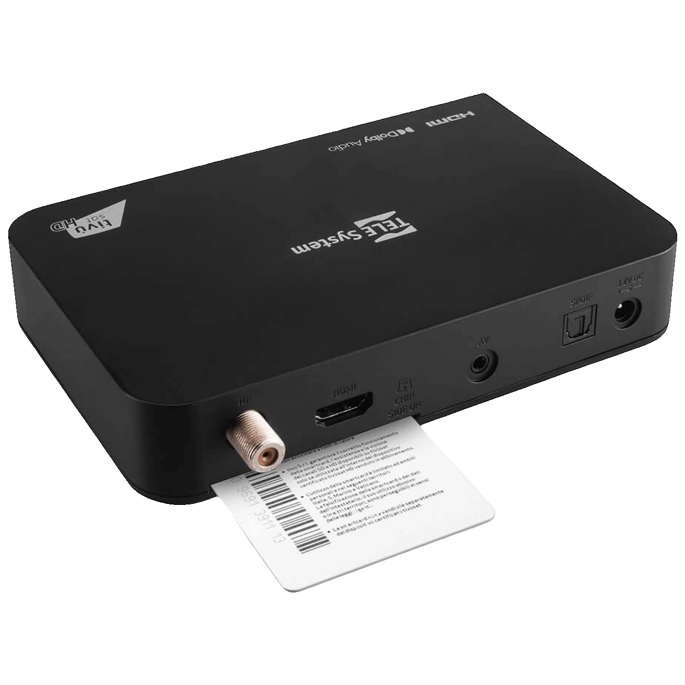 TELE System Prijemnik satelitski, DVB-S/S2 sa tivùsat smart karticom - TS9019 HD + Tivusat karte