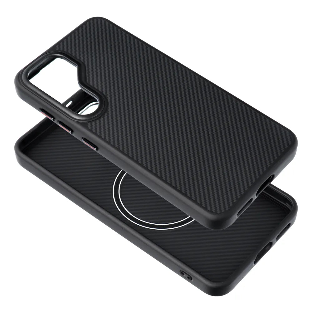 Carbon Elite Mag Cover maska kompatibilna s MagSafeom za Samsung Galaxy S25 Ultra crna