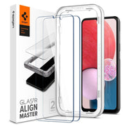 SPIGEN ALM GLAS.TR KALJENO STAKLO 2-KOM PAKET ZA SAMSUNG GALAXY A13 4G / LTE CLEAR