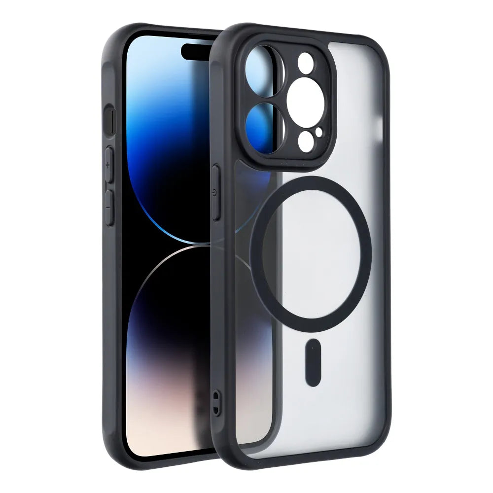 Full Matte Mag Cover maska kompatibilna s MagSafe za iPhone 14 Plus crna