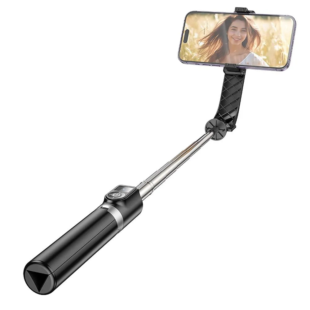 HOCO držač za stativ za selfie stick s Prior K20 bežičnim daljinskim upravljačem crni