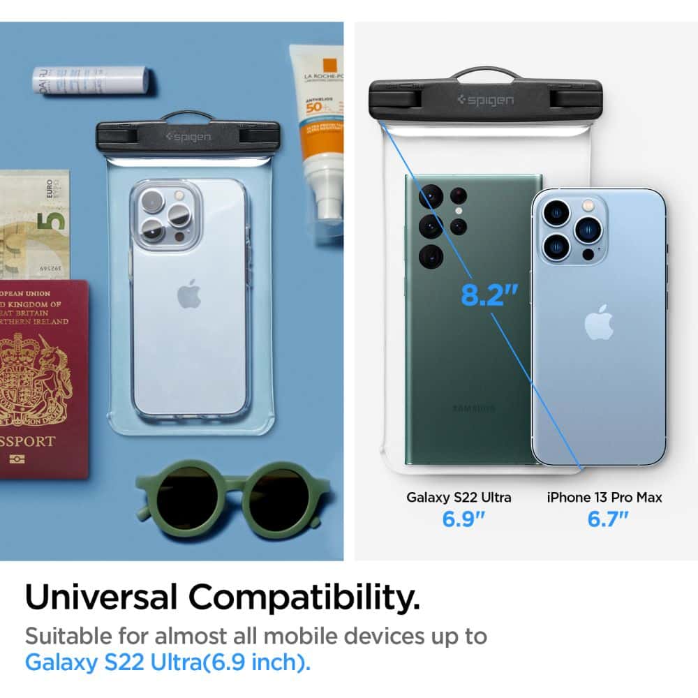 SPIGEN A601 UNIVERZALNA VODOOTPORNA TORBICA CRYSTAL CLEAR