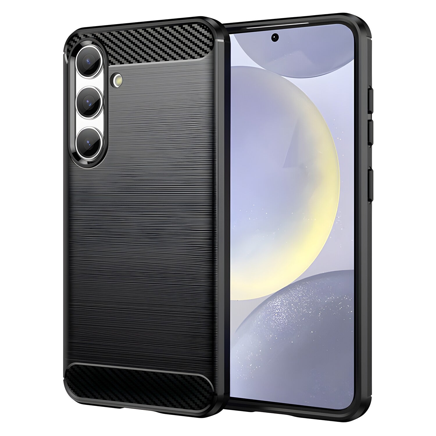 Futrola Carbon Shield TPU za Samsung Galaxy S24 - Crna KP29976