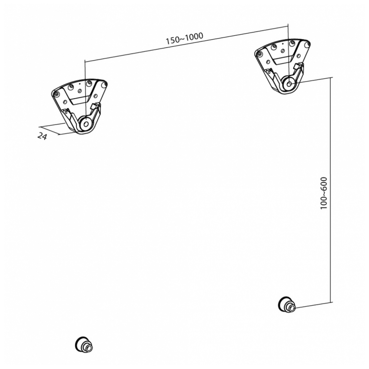 Superior Nosač za TV prijemnike 32"- 100", Ultra SLIM, 75 kg. - TV Wall Mount 32-100 PRO