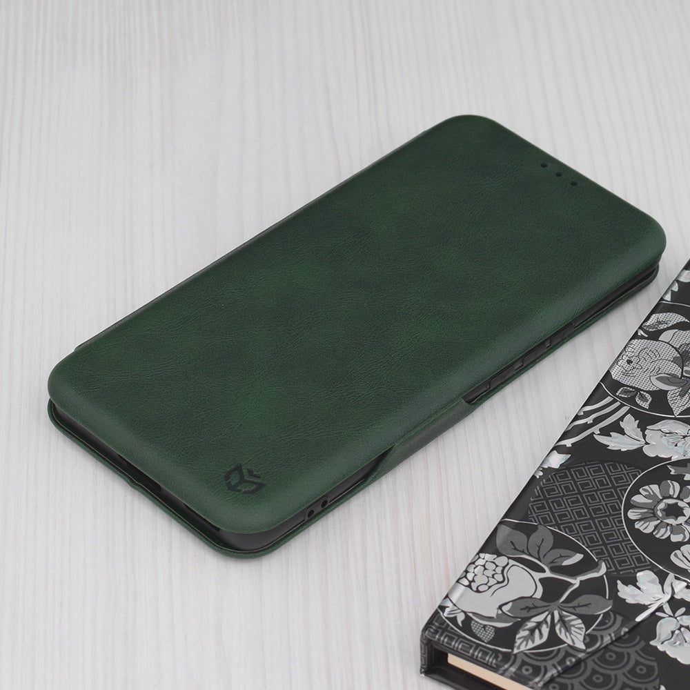 Techsuit Safe Wallet Plus preklopna futrola za Honor Magic6 Lite– tamno zelena