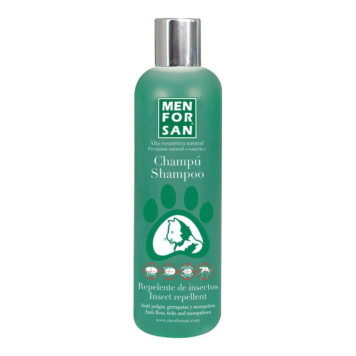 Šampon protiv buha Menforsan herbal 300 ml mačka Repelent insekata