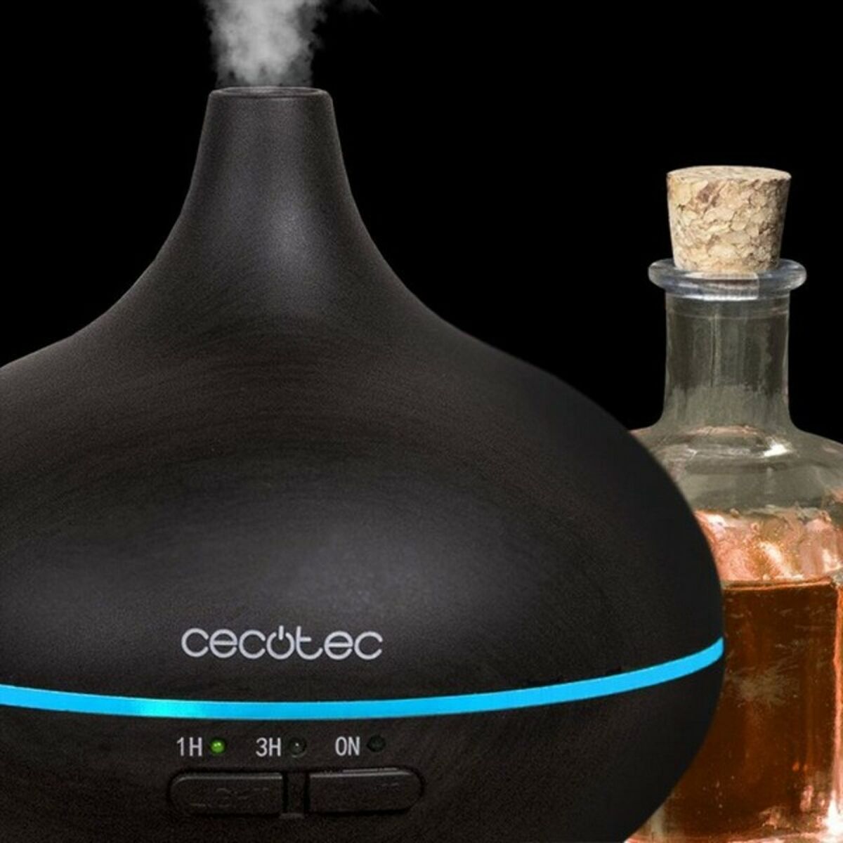 Ovlaživač Difuzor Mirisa Cecotec Pure Aroma 150 YIN Crna Plastika 150 ml (7 W) (1 kom.)