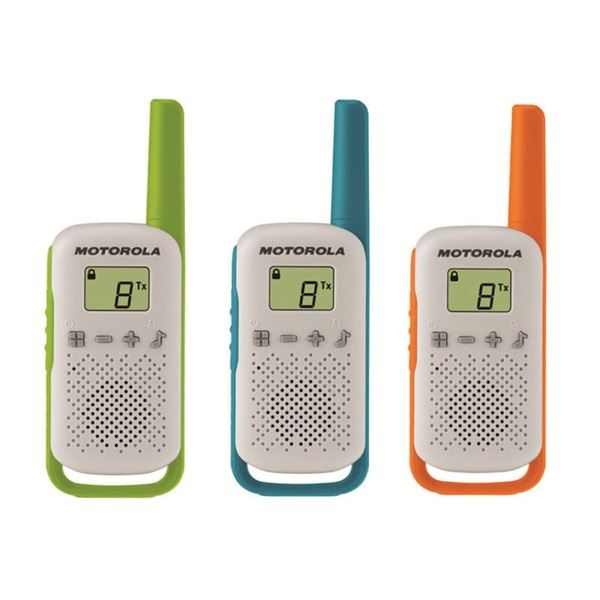 Motorola T42 dvosmjerni radio 16 kanali Plavo, Zeleno, Narančasto, Bijelo