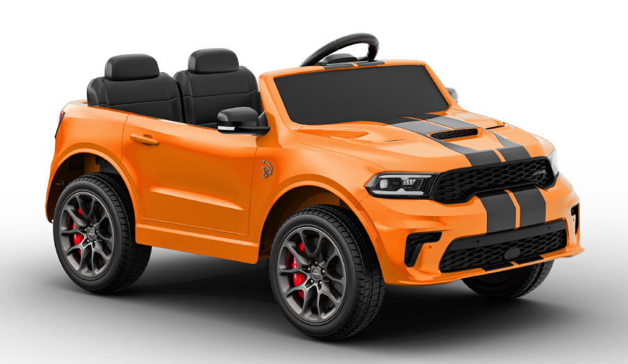 Licencirani auto na akumulator Dodge Durango - narančasti