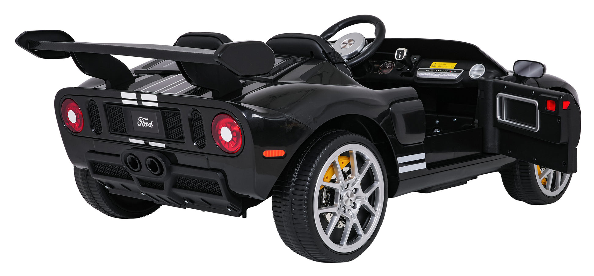 Licencirani auto na akumulator Ford GT 4x4 - dvosjed - crni