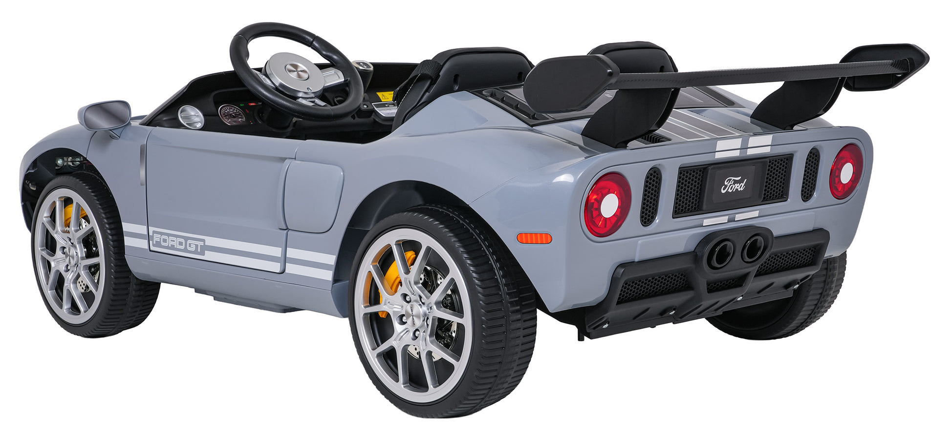 Licencirani auto na akumulator Ford GT 4x4 - dvosjed - sivi