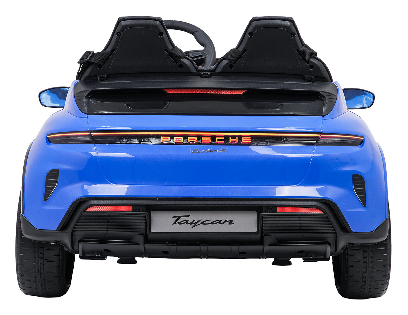 Licencirani auto na akumulator Porsche Taycan Turbo S - dvosjed - plavi