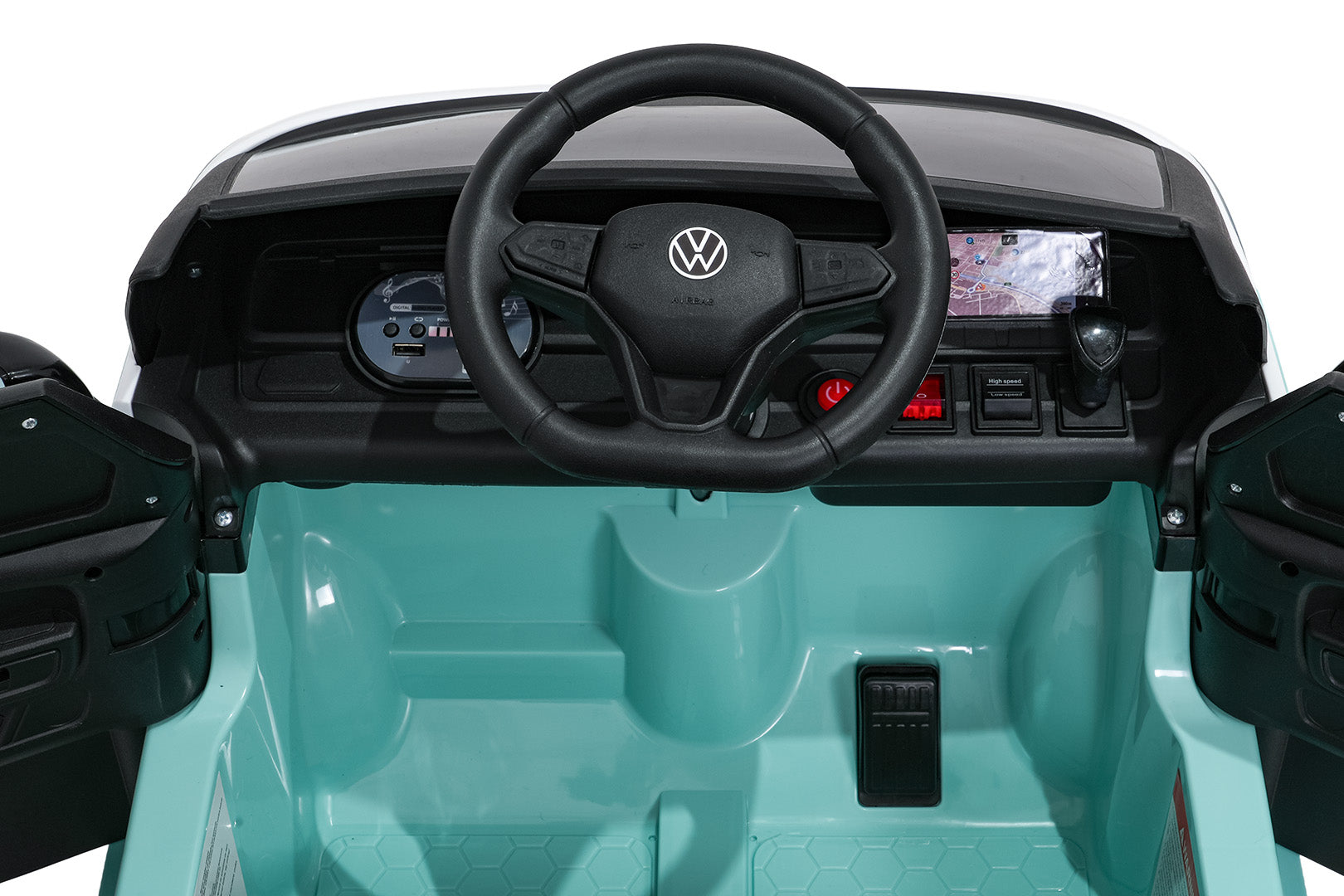 Licencirani auto na akumulator Volkswagen ID BUZZ - tirkizni