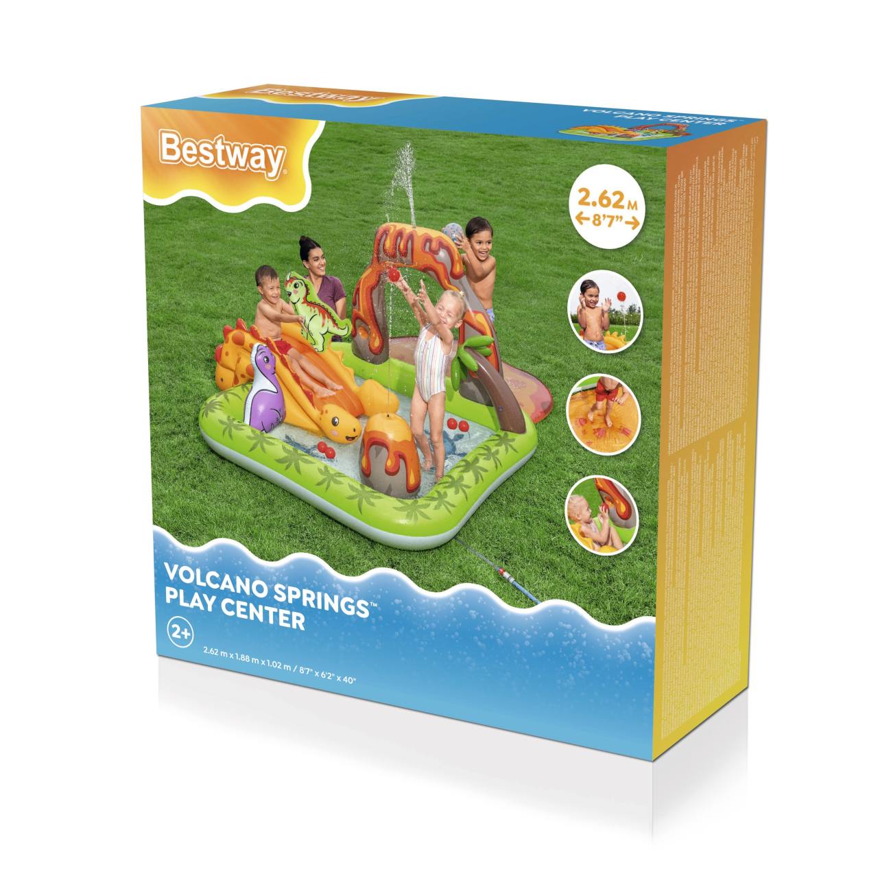 Bazen igralište na napuhavanje Fantastick Aquarium 239x206x86cm BESTWAY - Dinosaur