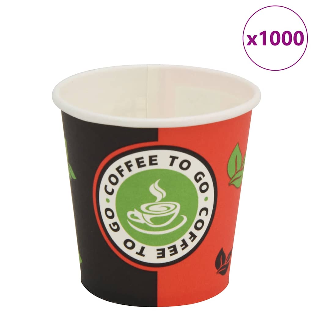 Jednokratne papirnate šalice za kavu 1000 kom 120 ml